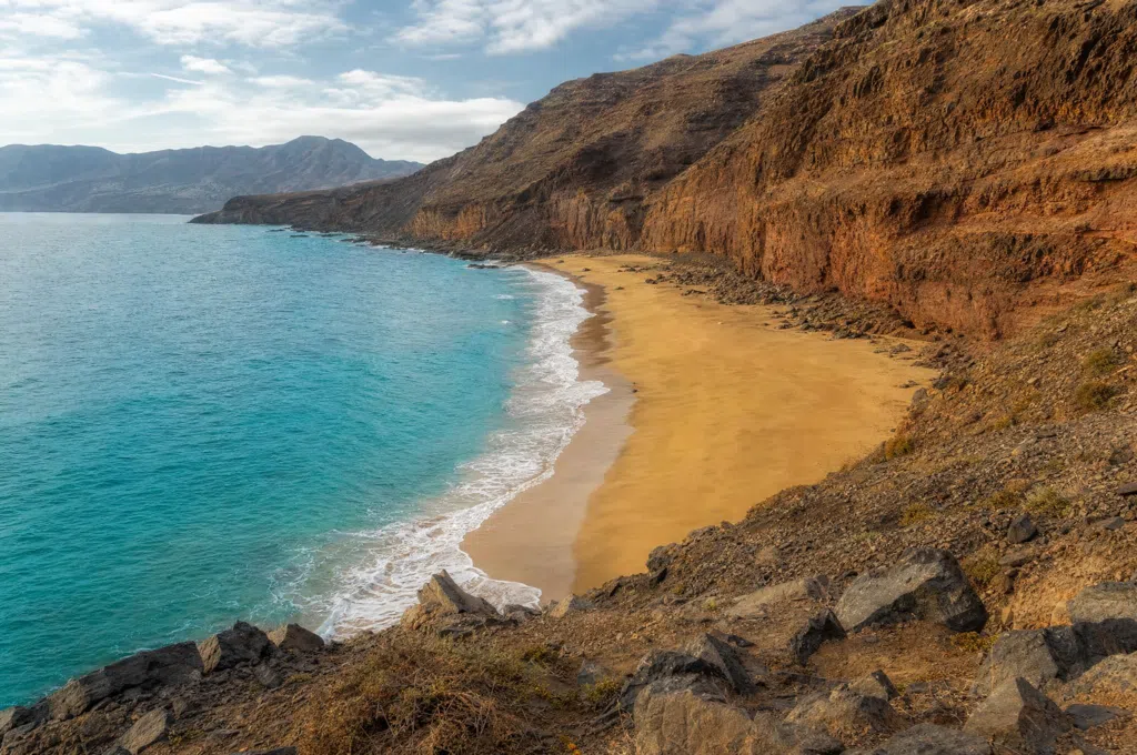 Güigüí-stranden på Gran Canarias vilde vestkyst