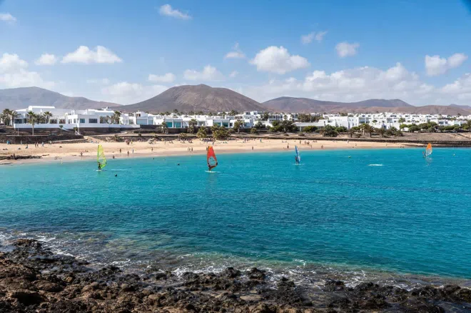 Playa de las Cucharas at Costa Teguise, Lanzarote
