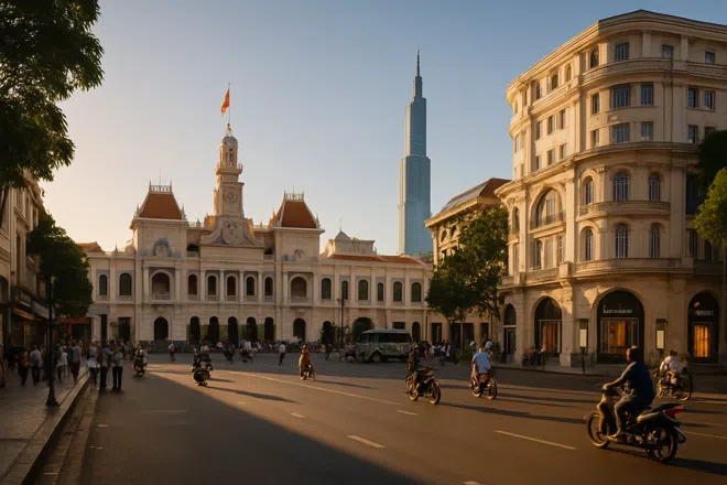 Atmosphere of District 1 (Ben Nghe & Da Kao), Saigon