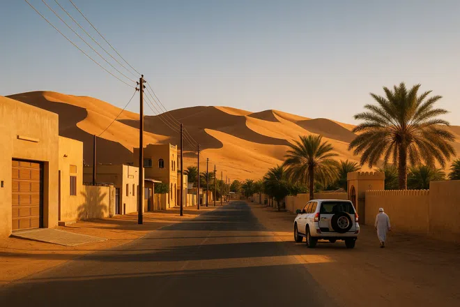 Atmosphere of Liwa Oasis, Abu Dhabi