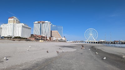 Een ritje in het reuzenrad op Steel Pier