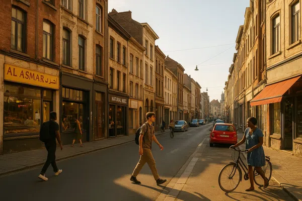 Borgerhout — neighbourhood context for Zeno X Gallery