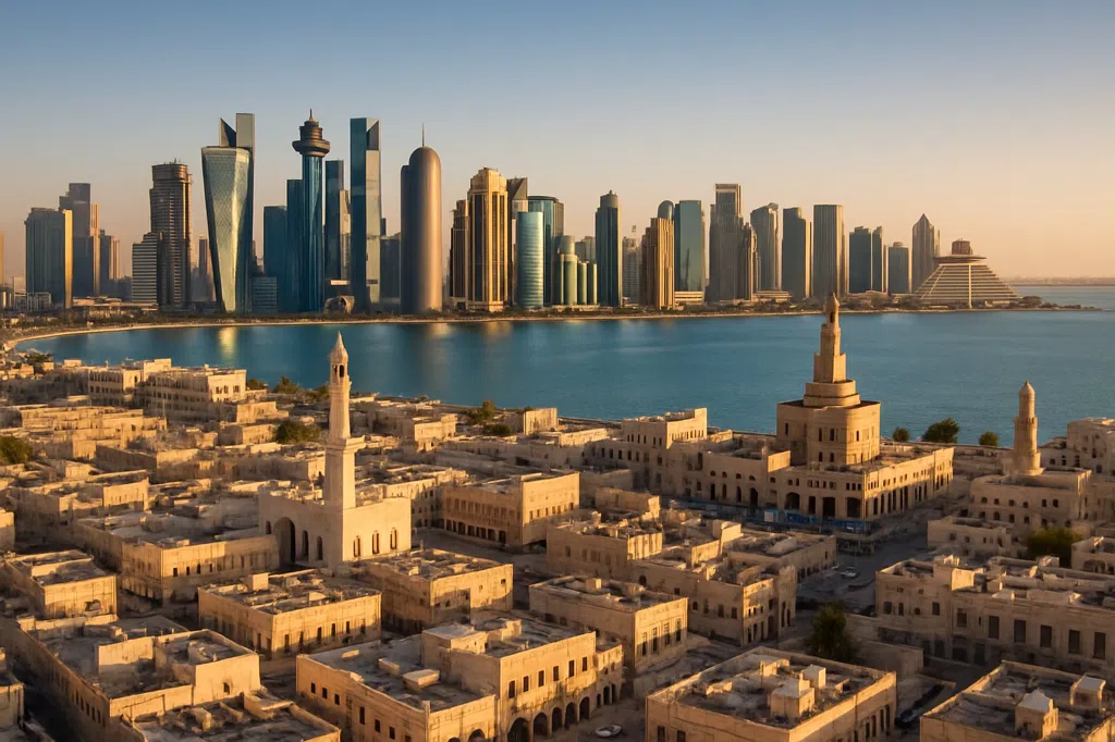 Het vastleggen van de sfeer van Doha