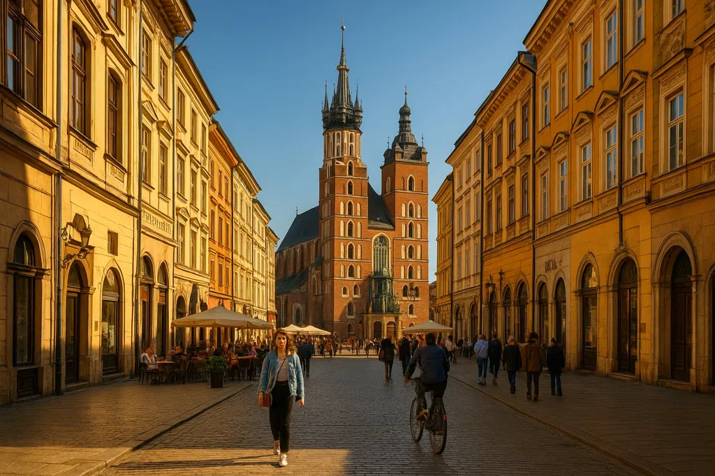 Etablerende scene fra Krakow
