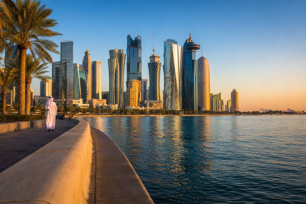 Het vastleggen van de sfeer van Doha
