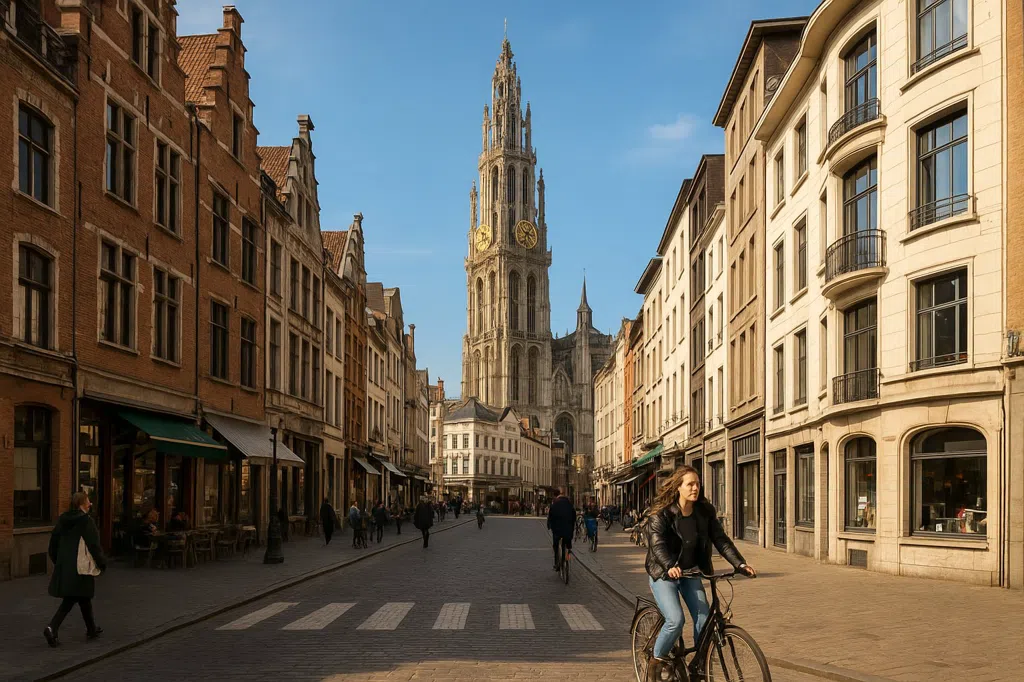 Etablerende scene af Antwerpen