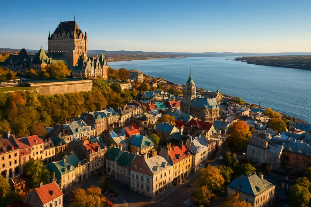 Etablerende bilde av Quebec