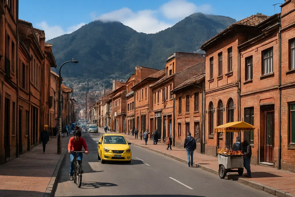 Etablerende scene fra Bogotá