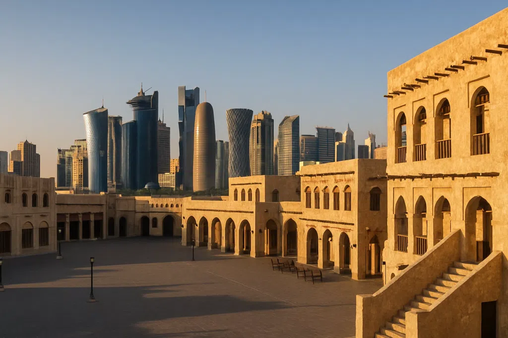 Het vastleggen van de sfeer van Doha