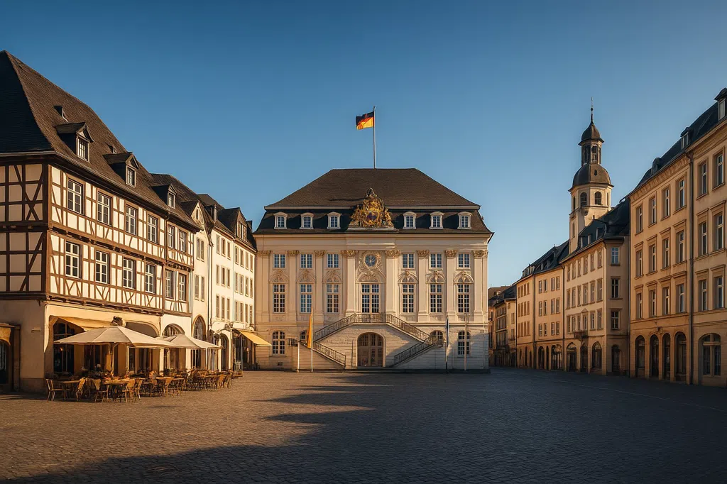 Establishing scene of Bonn