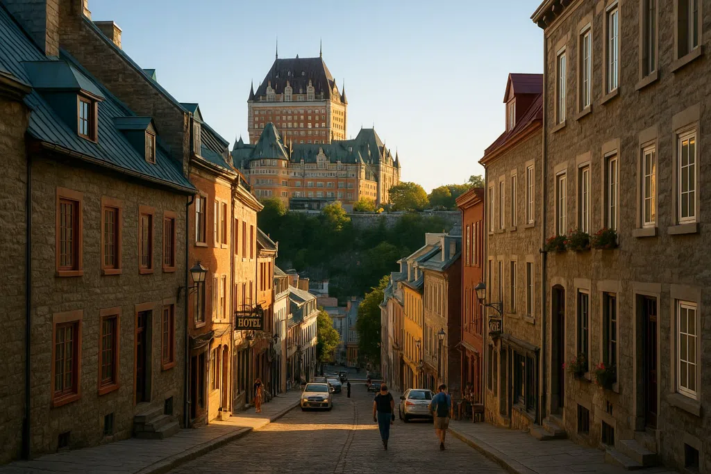 Etablerende bilde av Quebec