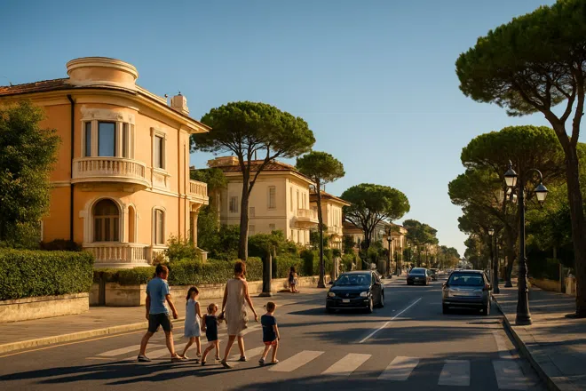 Sfeer van Lido, Venetië