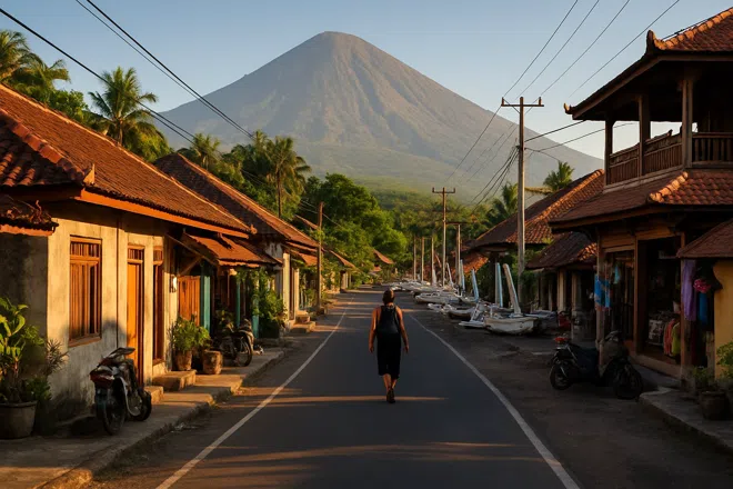 Stemningen i Amed, Bali