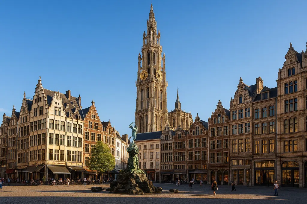 Etablerende scene af Antwerpen