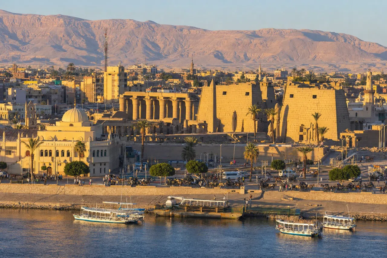 Luxor at golden hour