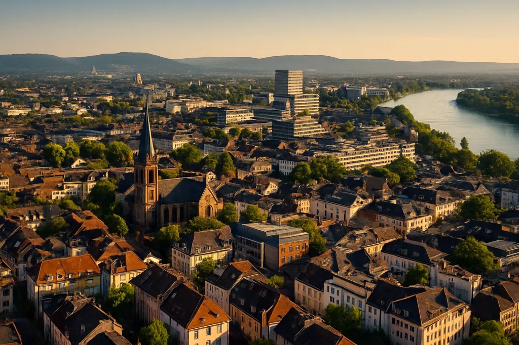 Establishing scene of Bonn