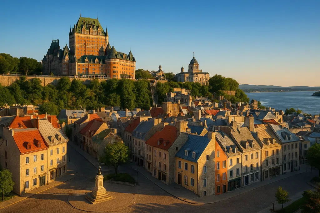 Etablerende bilde av Quebec