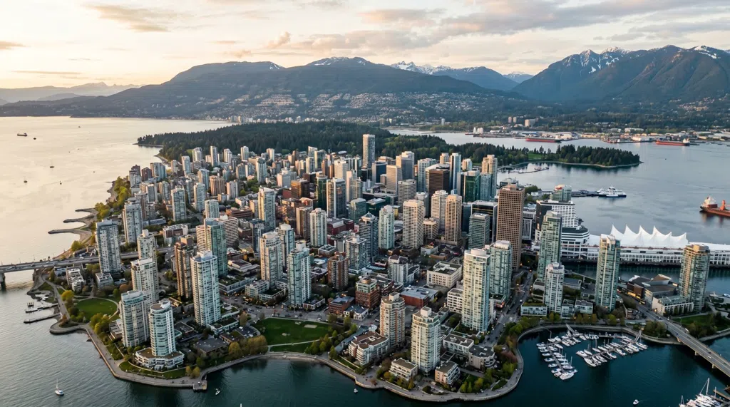Etablerende scene af Vancouver