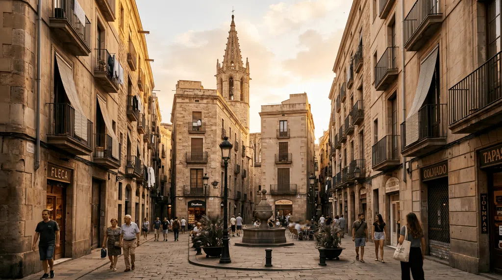 Establishing shot van Barcelona