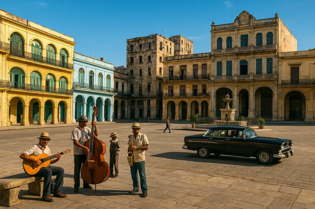 Escena de establecimiento de La Habana