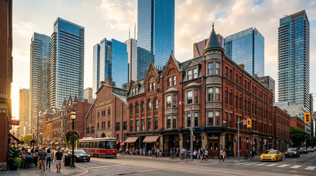 Etablerende scene af Toronto