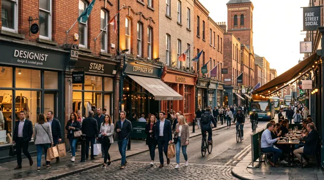 Sfeer van Creative Quarter, Dublin