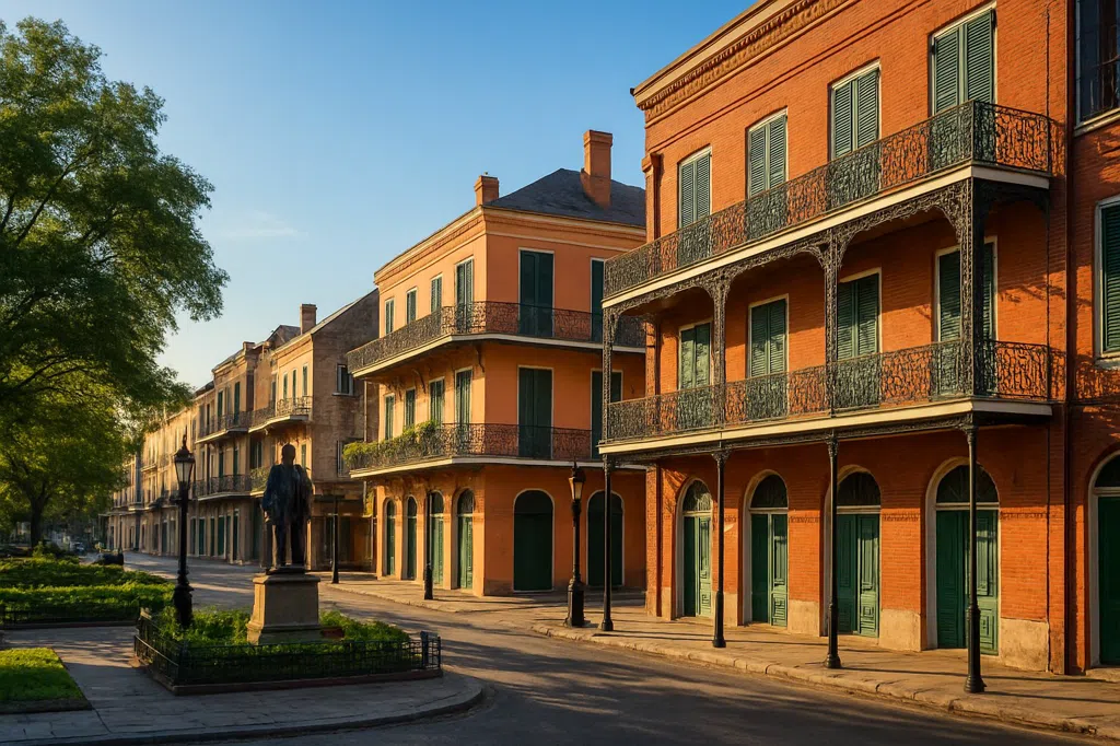 Estableciendo la escena de Nueva Orleans