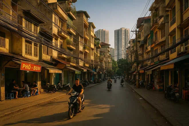 Atmosfære i Hai Ba Trung, Hanoi
