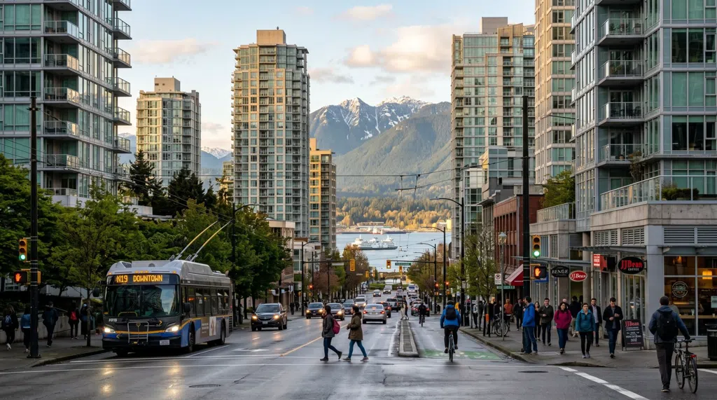 Etablerende scene af Vancouver